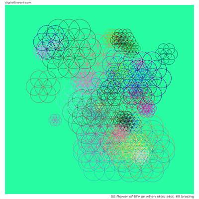 When Stoic Atoll till Bracing — Flower of Life, 52 elements