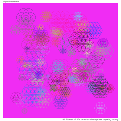 What Changeless Cape by Lacing — Flower of Life, 82 elements