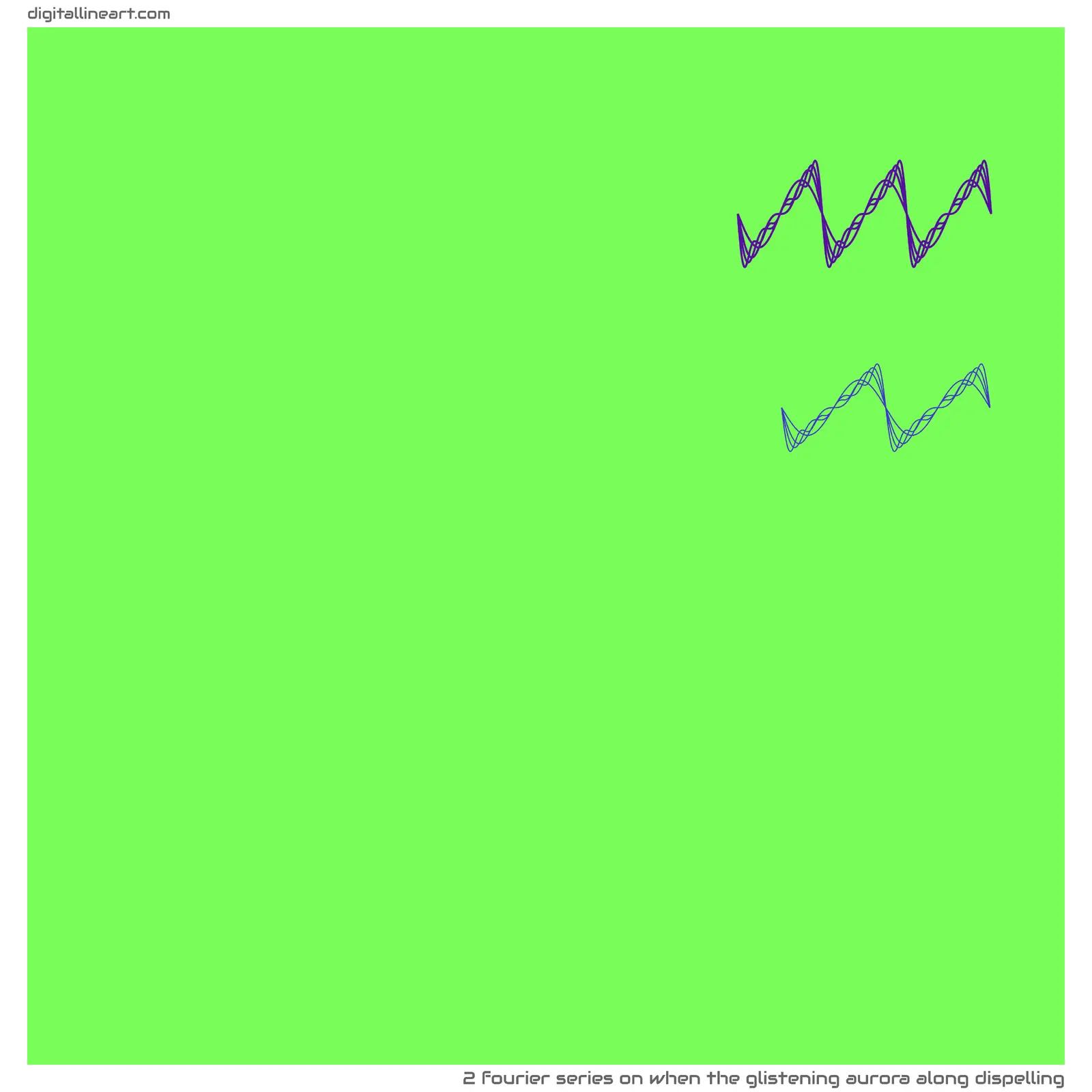 When the Glistening Aurora along Dispelling — 2 Fourier series