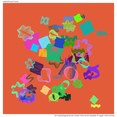 What the Arch beside Frugal Returning — 54 oscillograms