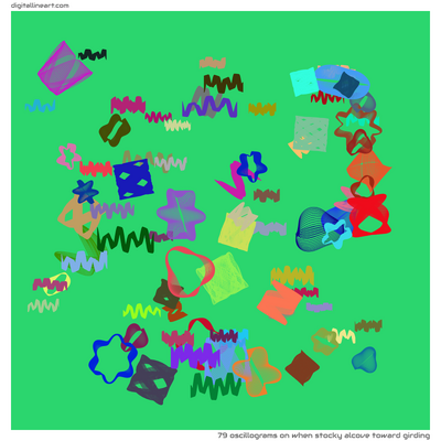 When Stocky Alcove toward Girding — 79 oscillograms