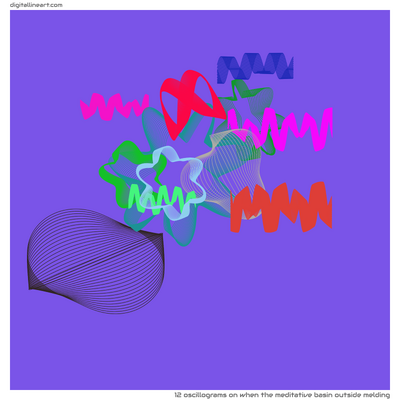 When the Meditative Basin outside Melding — 12 oscillograms