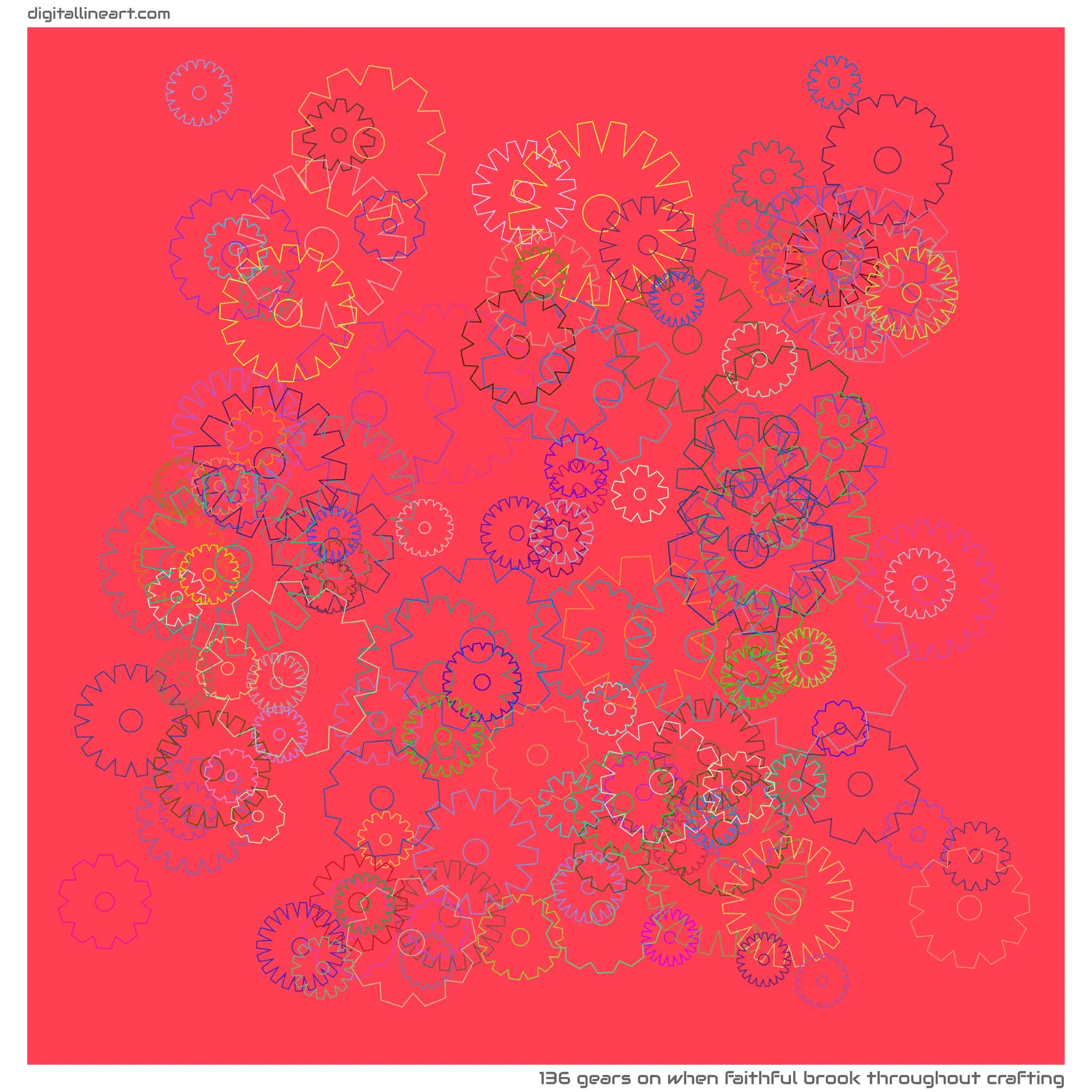 When Faithful Brook throughout Crafting — 136 gears