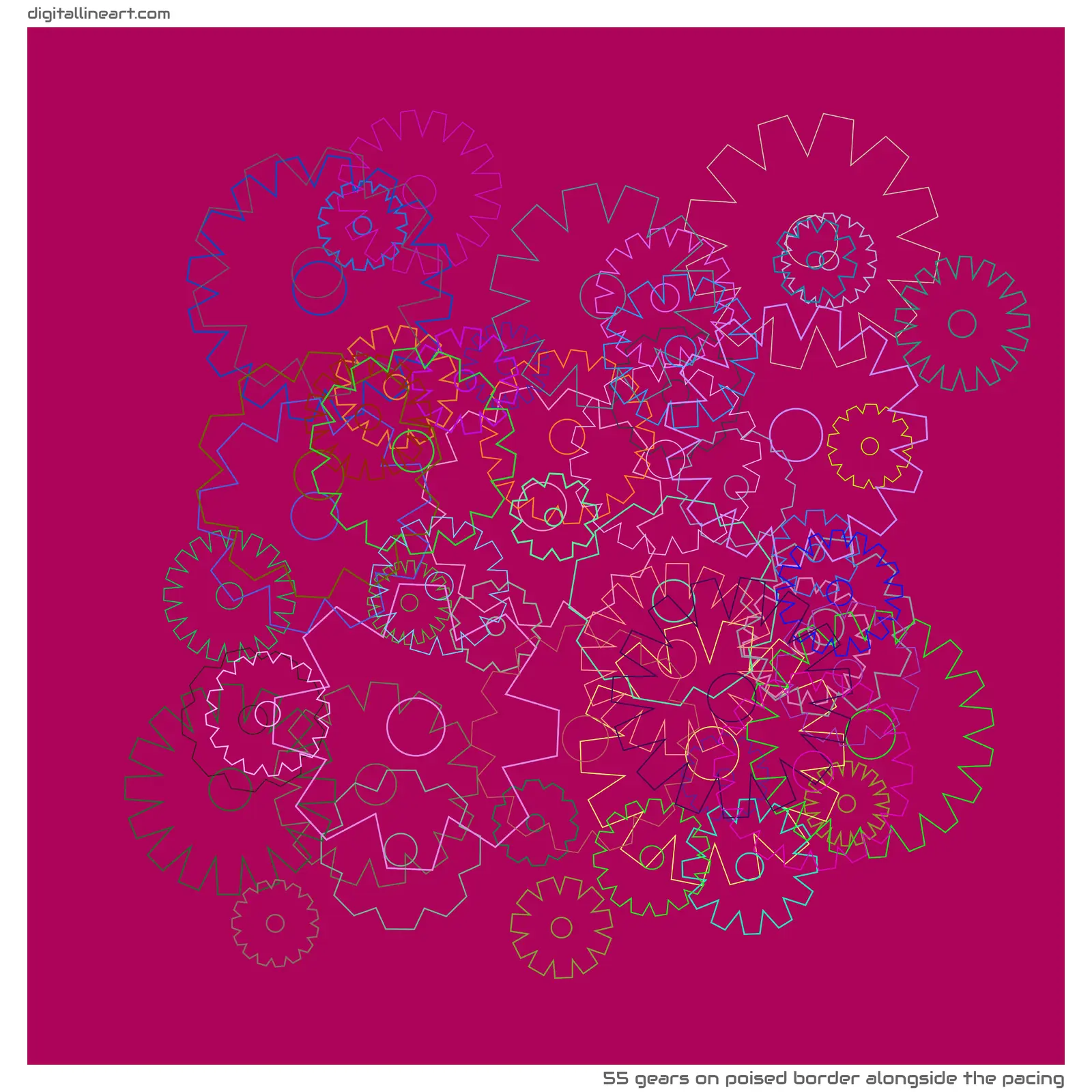 Poised Border alongside the Pacing — 55 gears