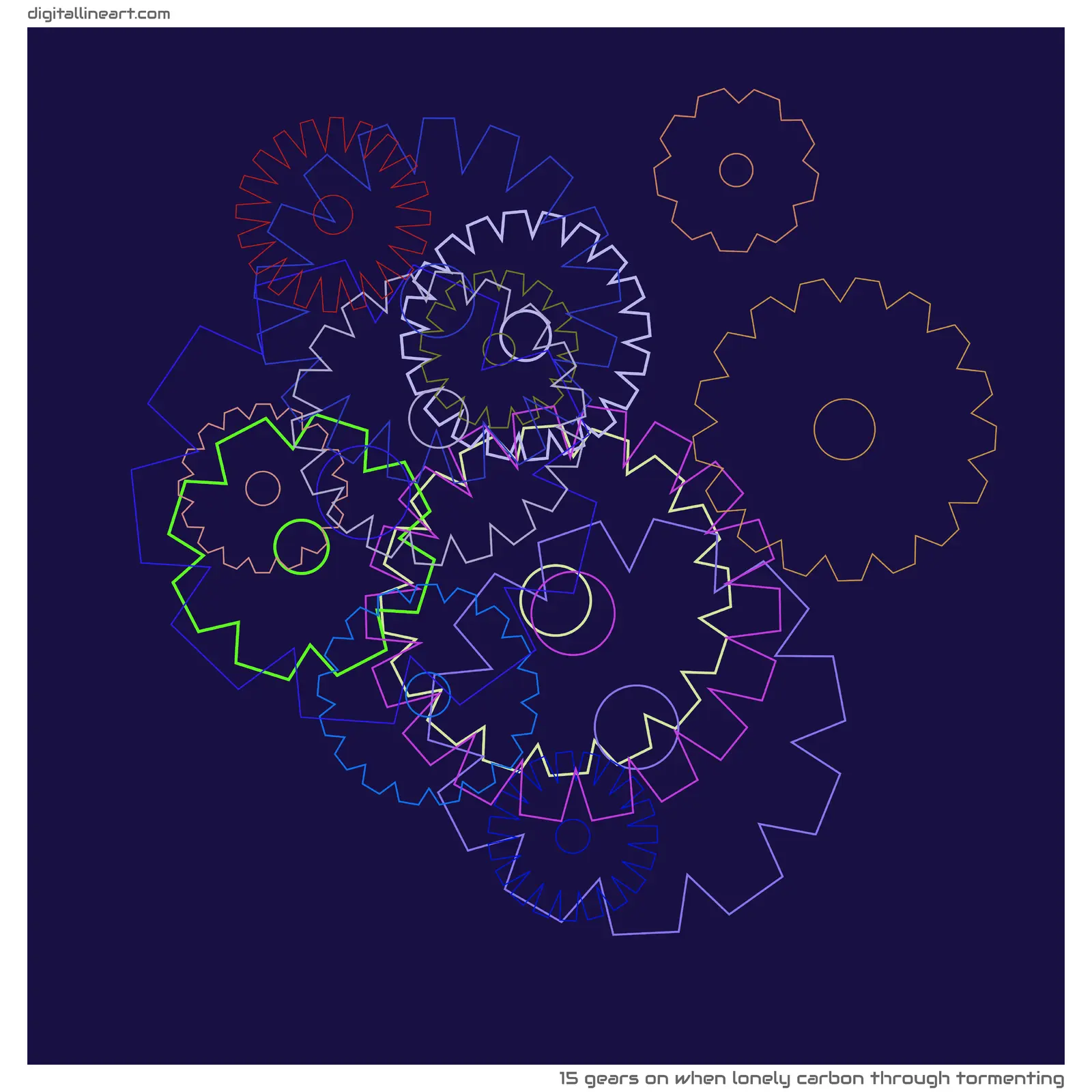 When Lonely Carbon through Tormenting — 15 gears