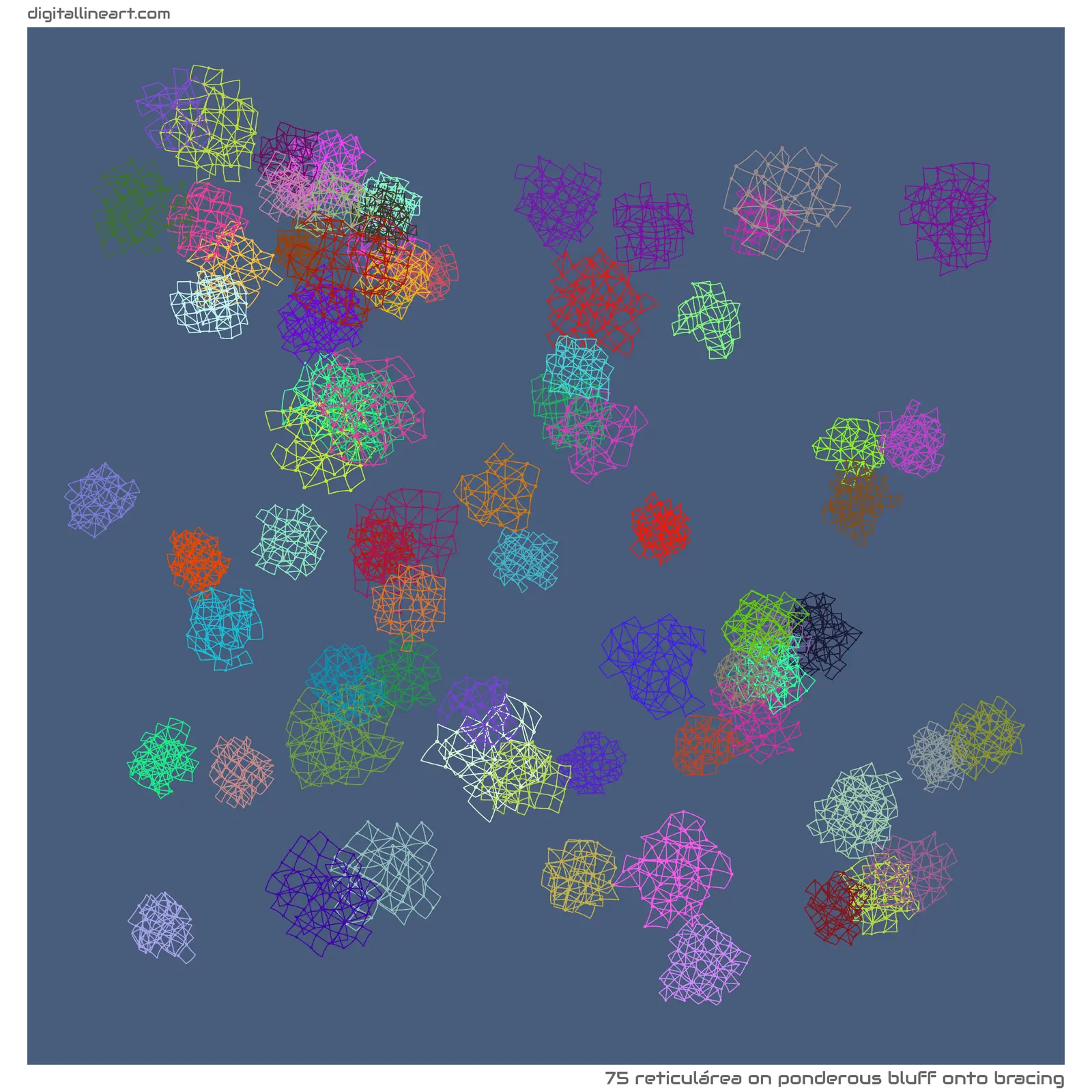 Ponderous Bluff onto Bracing — Reticulárea, 75 elements