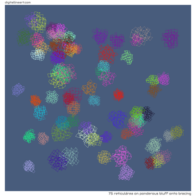 Ponderous Bluff onto Bracing — Reticulárea, 75 elements