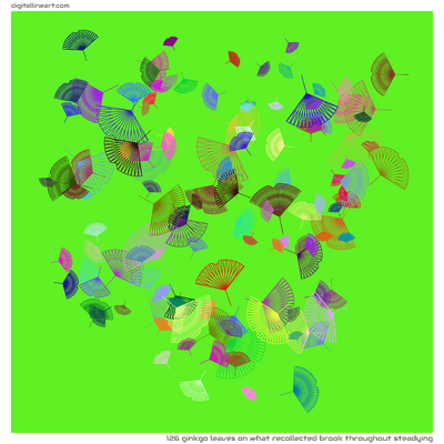 What Recollected Brook throughout Steadying — 126 ginkgo leaves