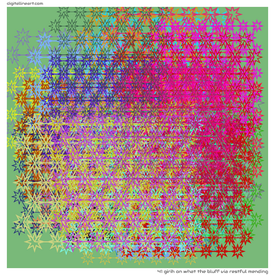 41 Girih in What the Bluff via Restful Mending