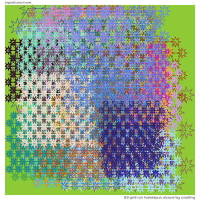 83 Girih in Homespun Alcove by Cradling