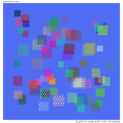 Rough Bluff under the Moving — Girih, 75 elements