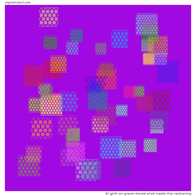 Grave-toned Atoll Inside the Reckoning — Girih, 51 elements