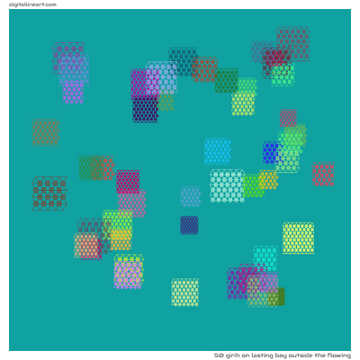 Lasting Bay outside the Flowing — Girih, 50 elements