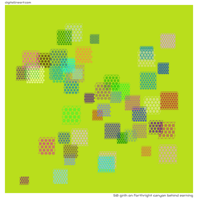 Forthright Canyon behind Earning — Girih, 50 elements