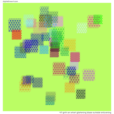 What Glistening Blaze outside Enlivening — Girih, 47 elements
