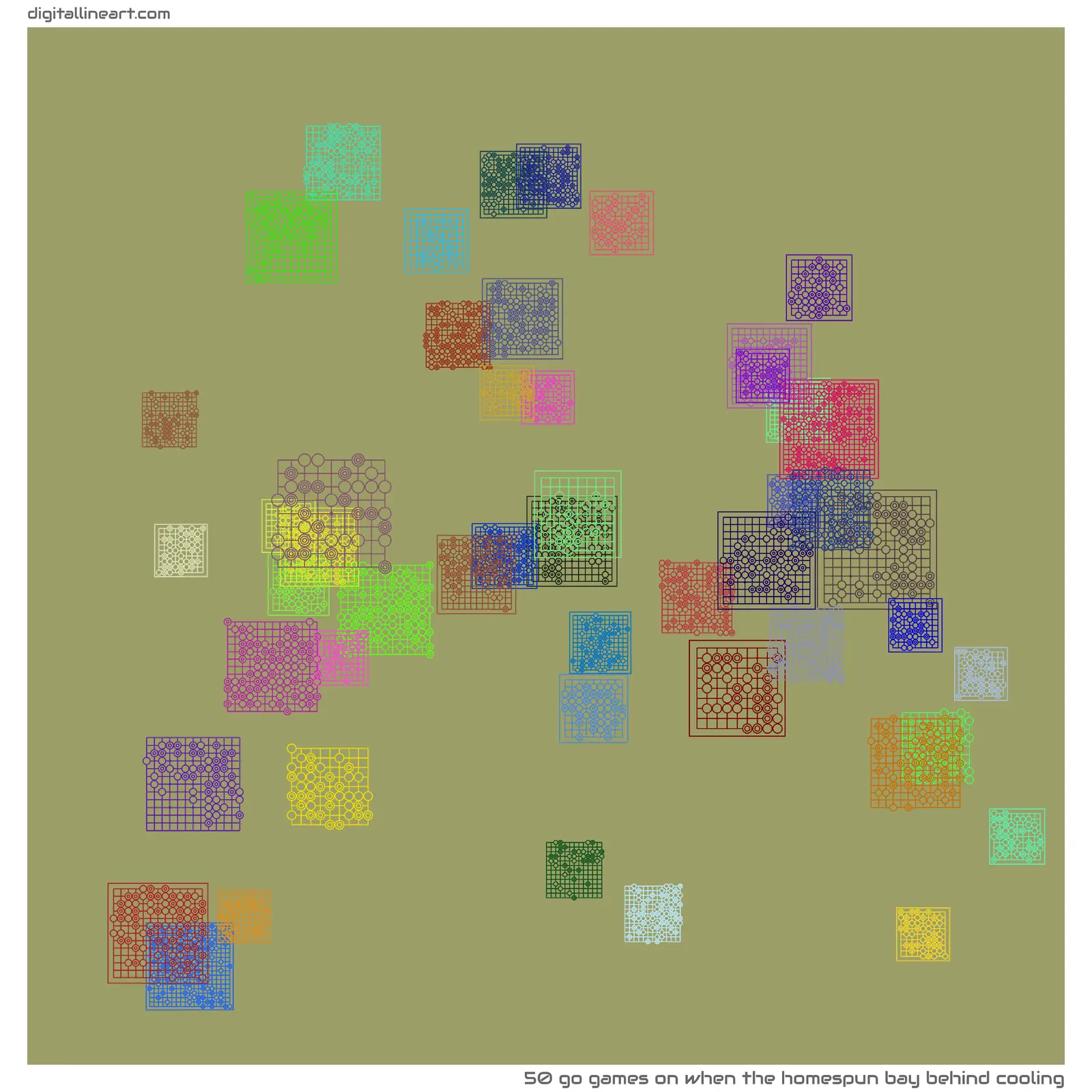 When the Homespun Bay behind Cooling — 50 go games