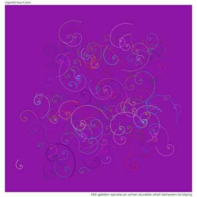 When Durable Atoll between Bridging — 132 golden spirals
