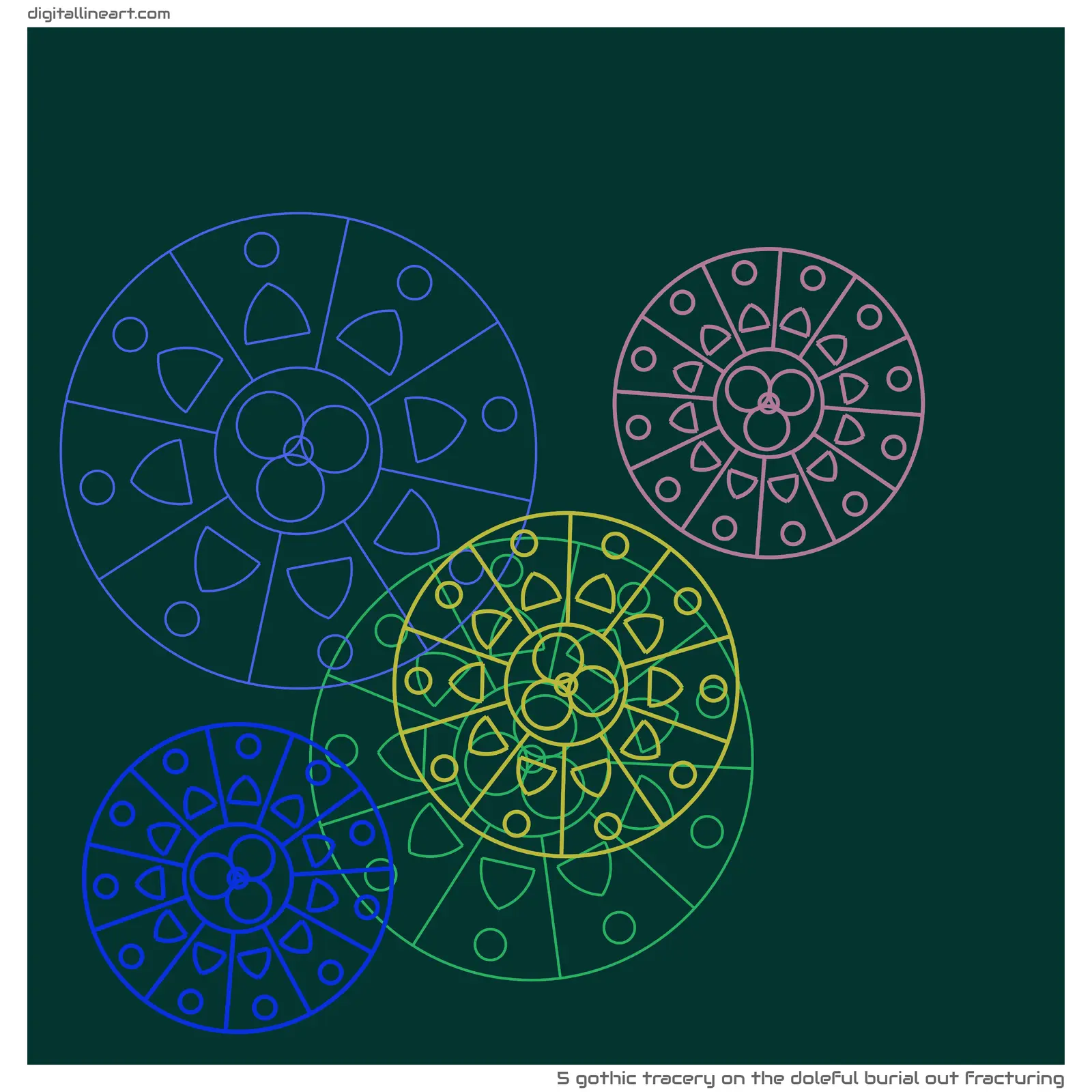 The Doleful Burial out Fracturing — Gothic Tracery, 5 elements