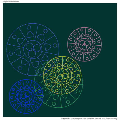 The Doleful Burial out Fracturing — Gothic Tracery, 5 elements