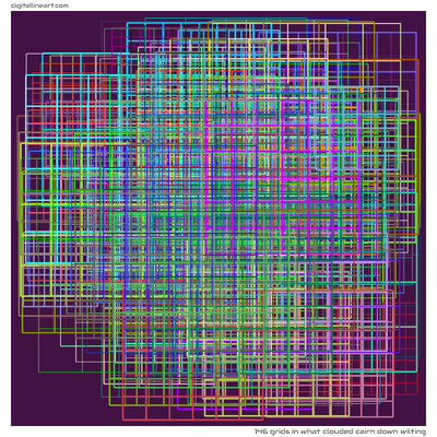 146 Grids in What Clouded Cairn down Wilting