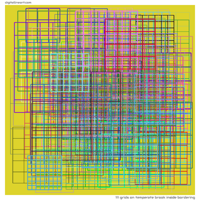 111 Grids in Temperate Brook Inside Bordering