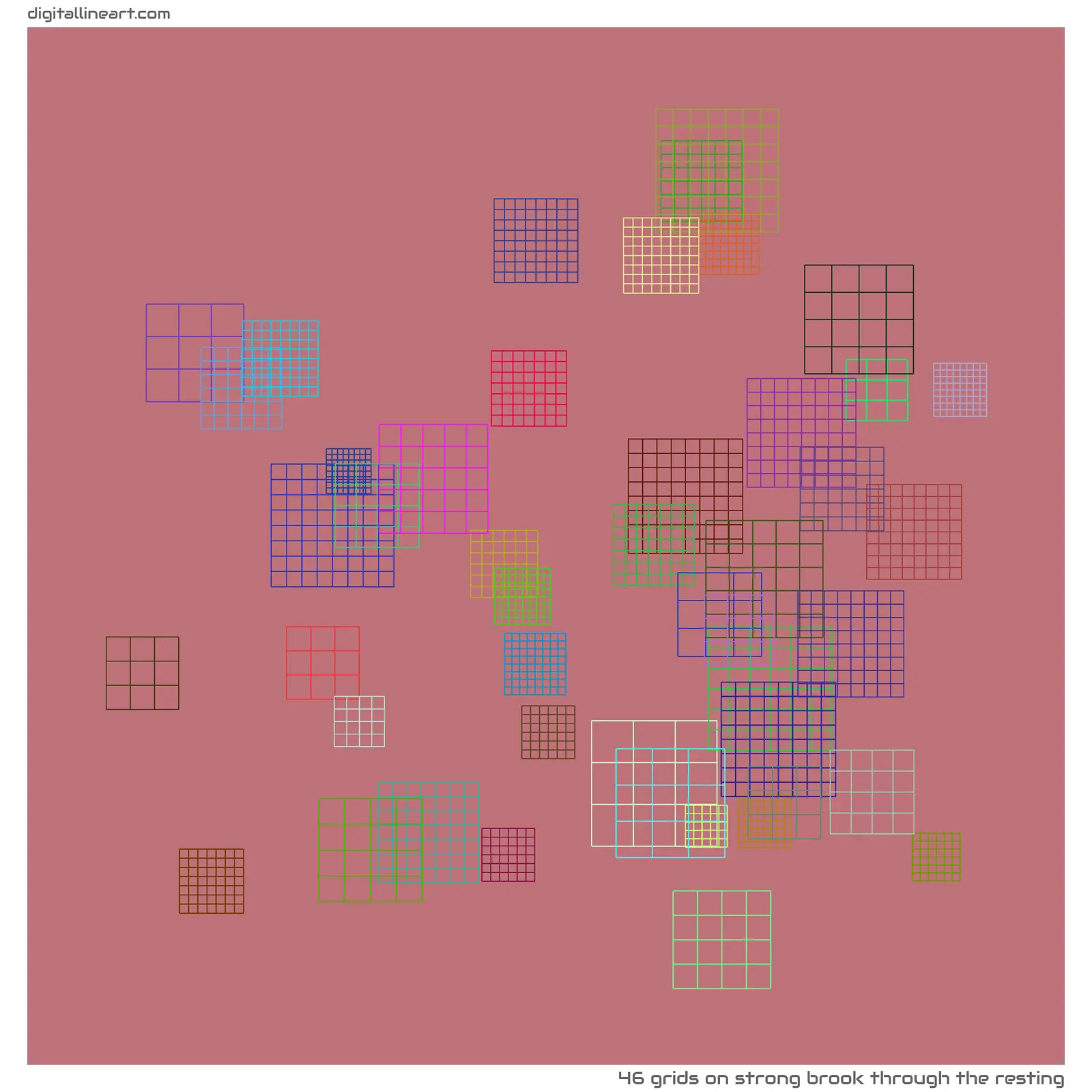 Strong Brook through the Resting — 46 grids
