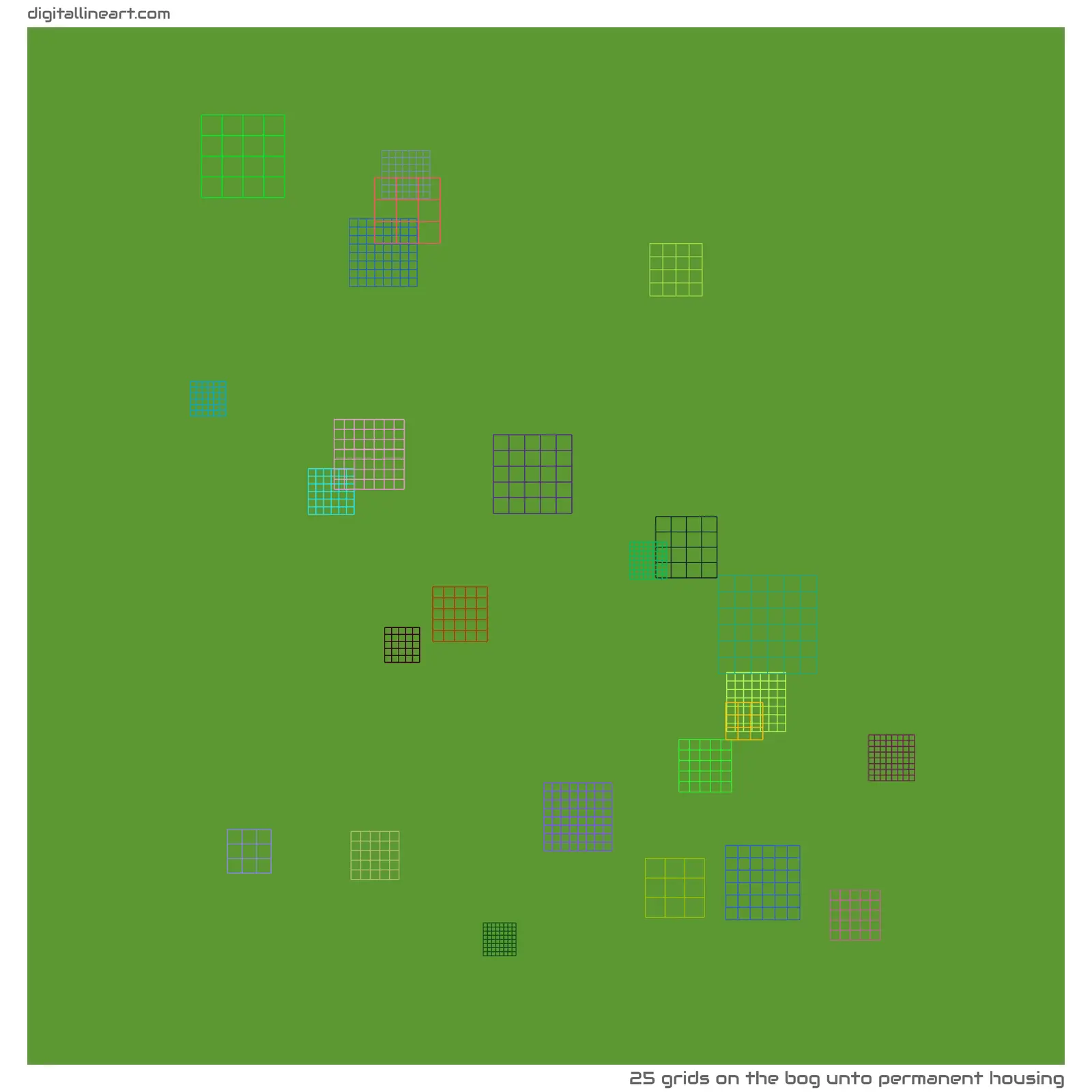 The Bog unto Permanent Housing — 25 grids