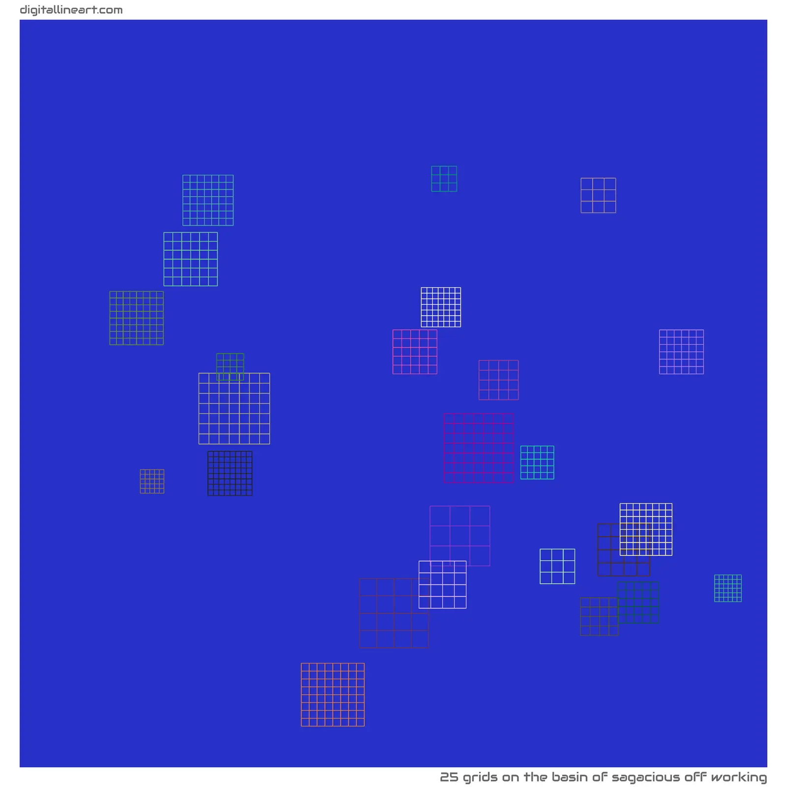 The Basin of Sagacious off Working — 25 grids