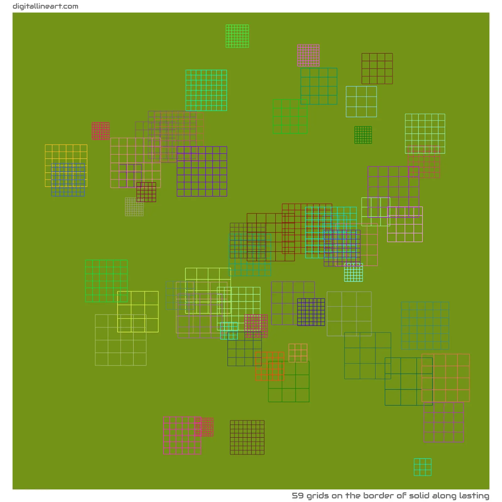 The Border of Solid along Lasting — 59 grids