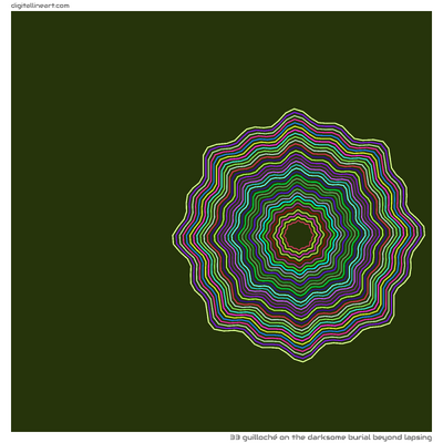 The Darksome Burial beyond Lapsing — Guilloché, 33 elements