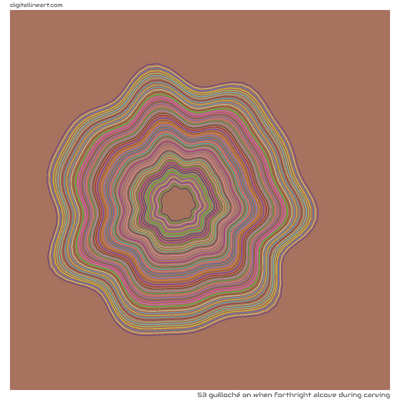 When Forthright Alcove During Carving — Guilloché, 53 elements