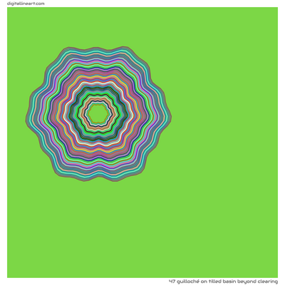 Tilled Basin beyond Clearing — Guilloché, 47 elements