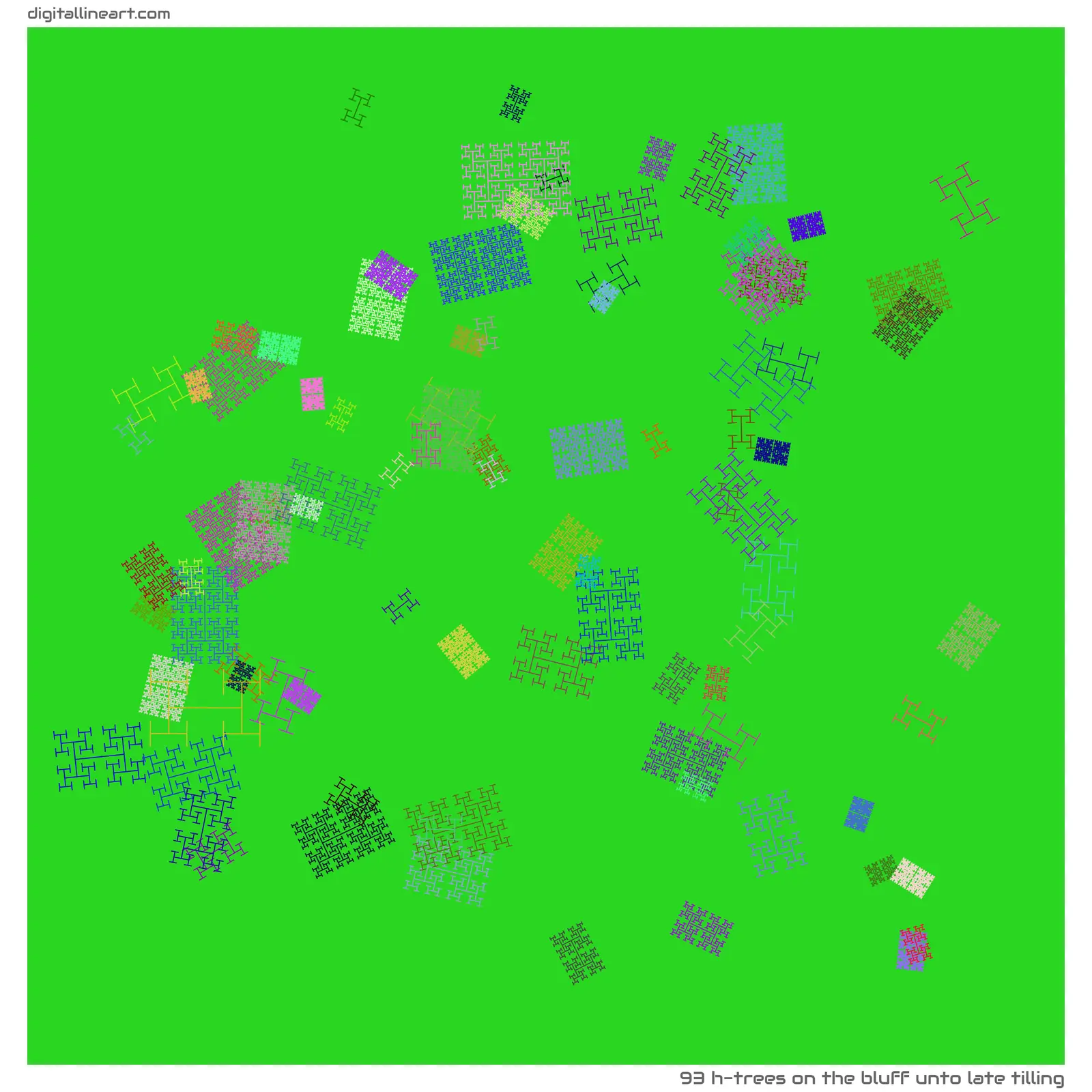 The Bluff unto Late Tilling — 93 H-Trees