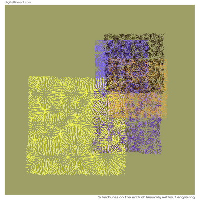 The Arch of Leisurely without Engraving — 5 hachures