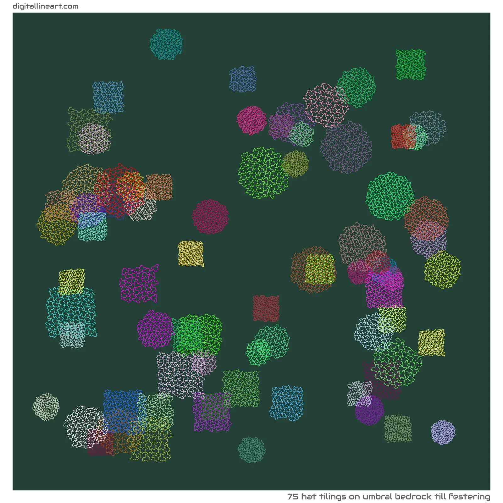 Umbral Bedrock till Festering — 75 hat tilings