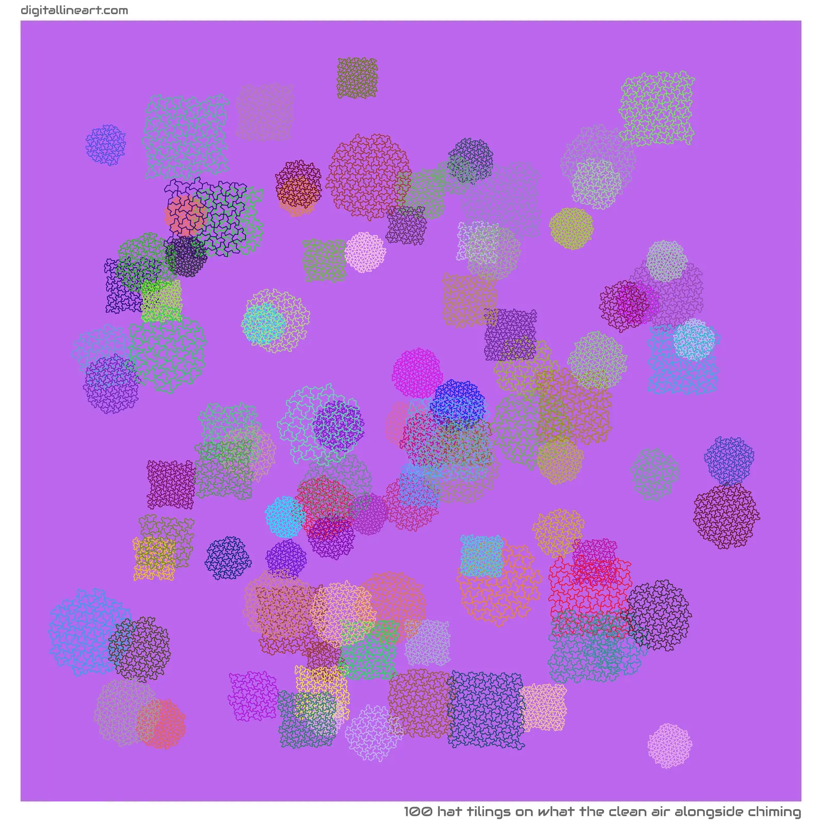 What the Clean Air alongside Chiming — 100 hat tilings