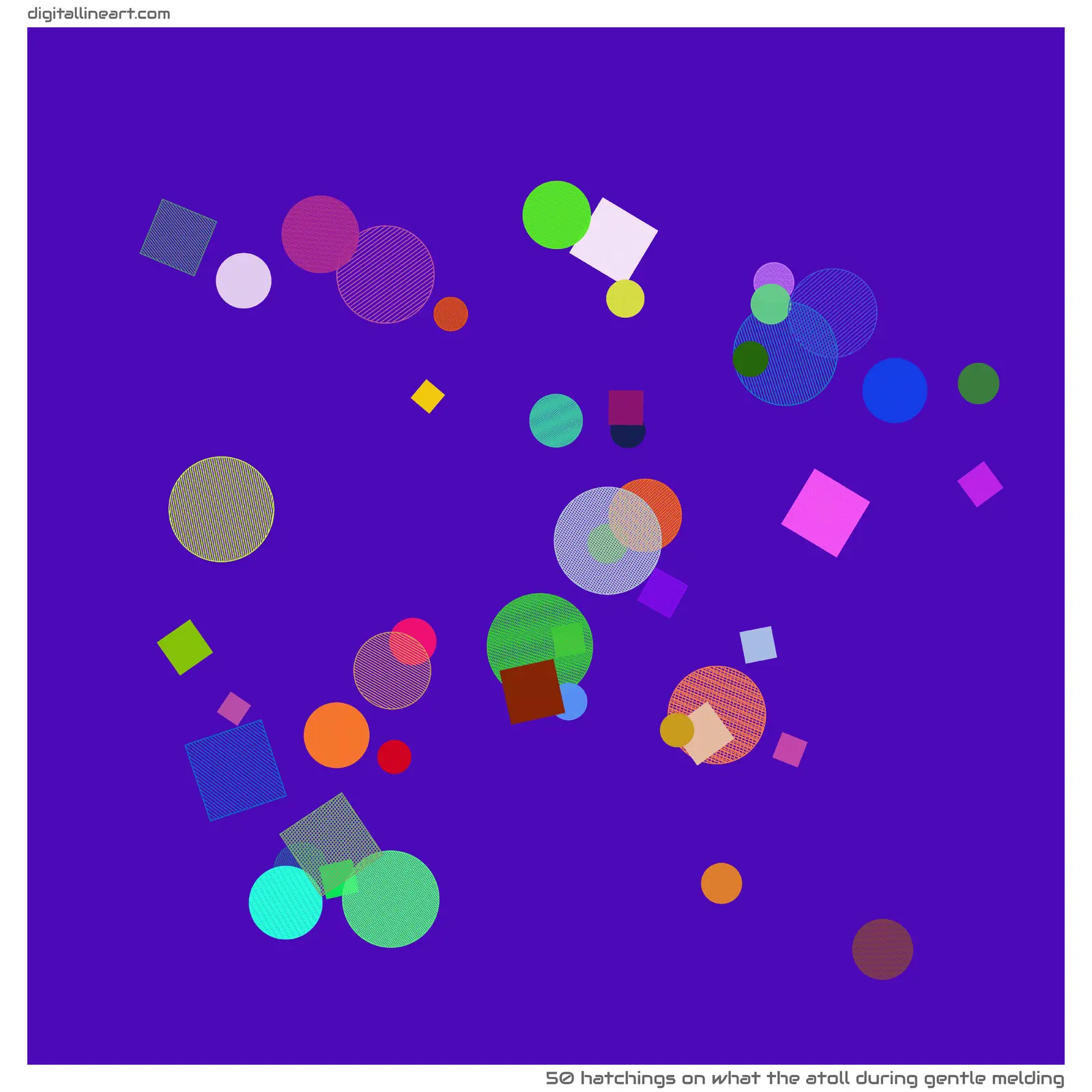 What the Atoll During Gentle Melding — 50 hatchings