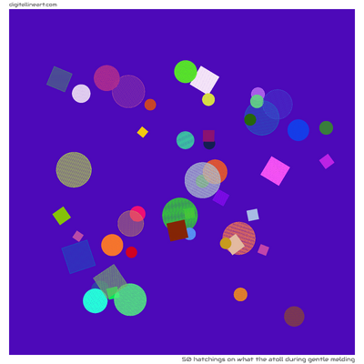 What the Atoll During Gentle Melding — 50 hatchings