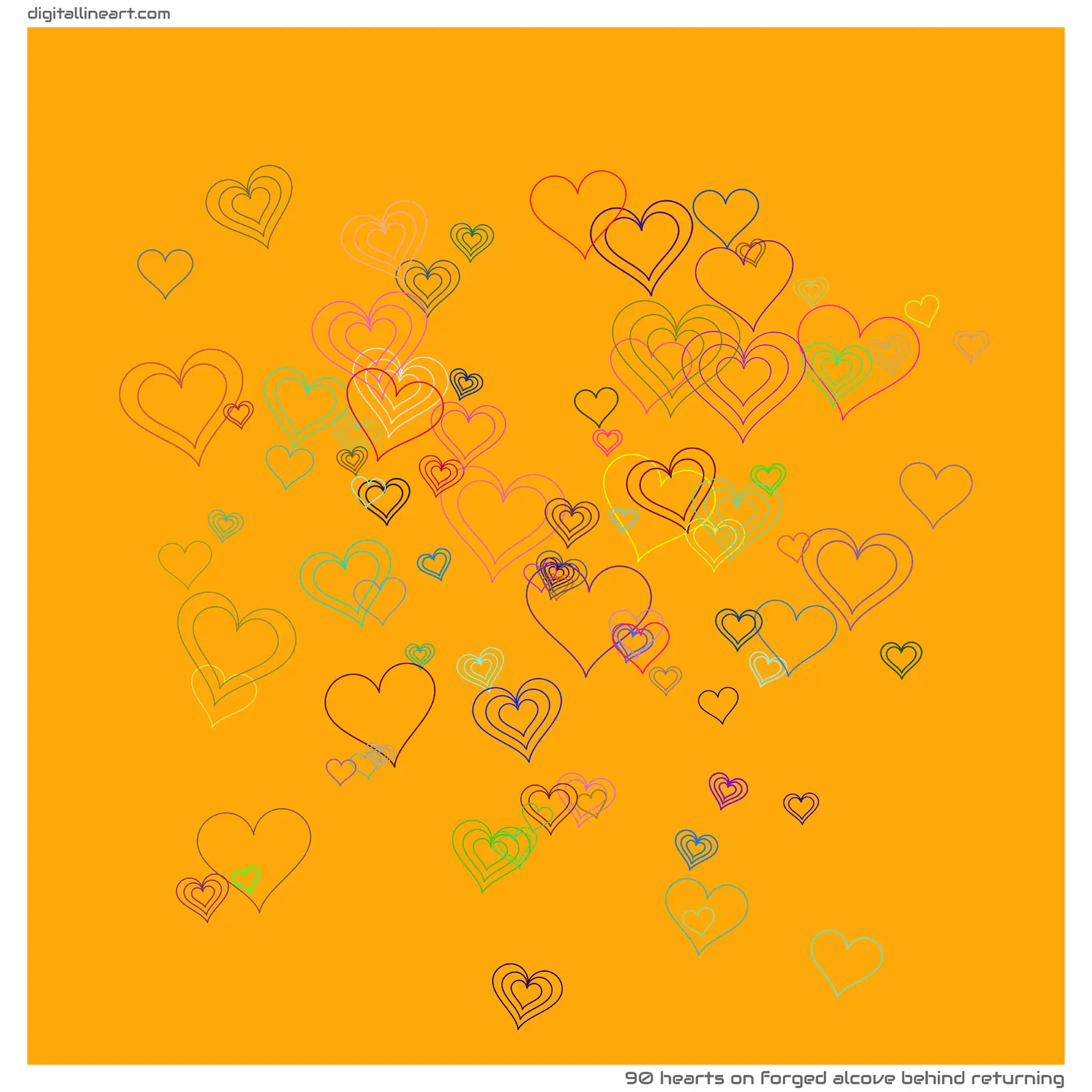 Forged Alcove behind Returning — 90 hearts