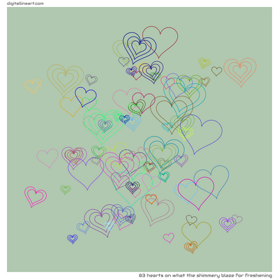 What the Shimmery Blaze for Freshening — 83 hearts