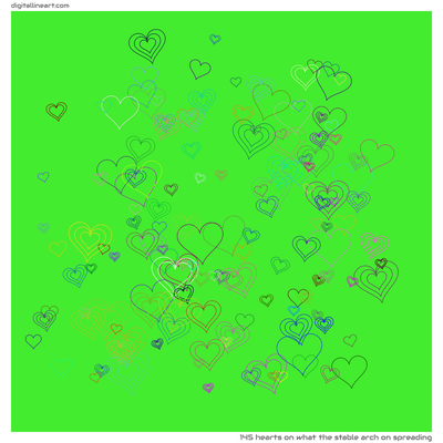 What the Stable Arch on Spreading — 145 hearts
