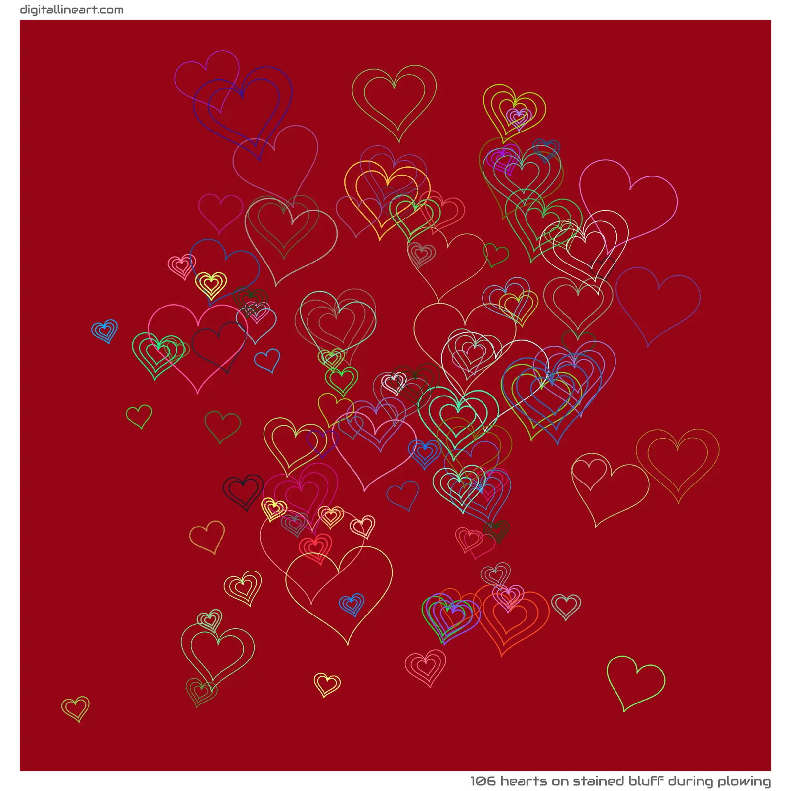 Stained Bluff During Plowing — 106 hearts