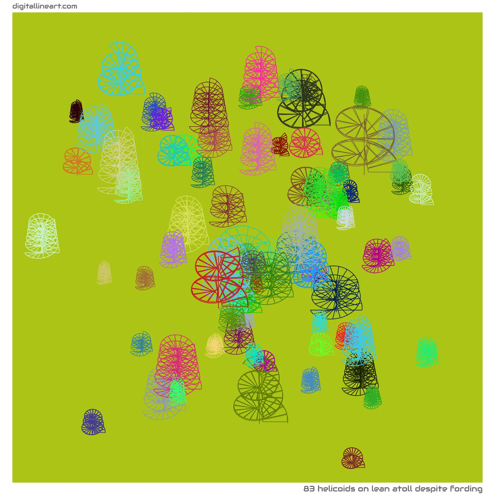 Lean Atoll despite Fording — 83 helicoids