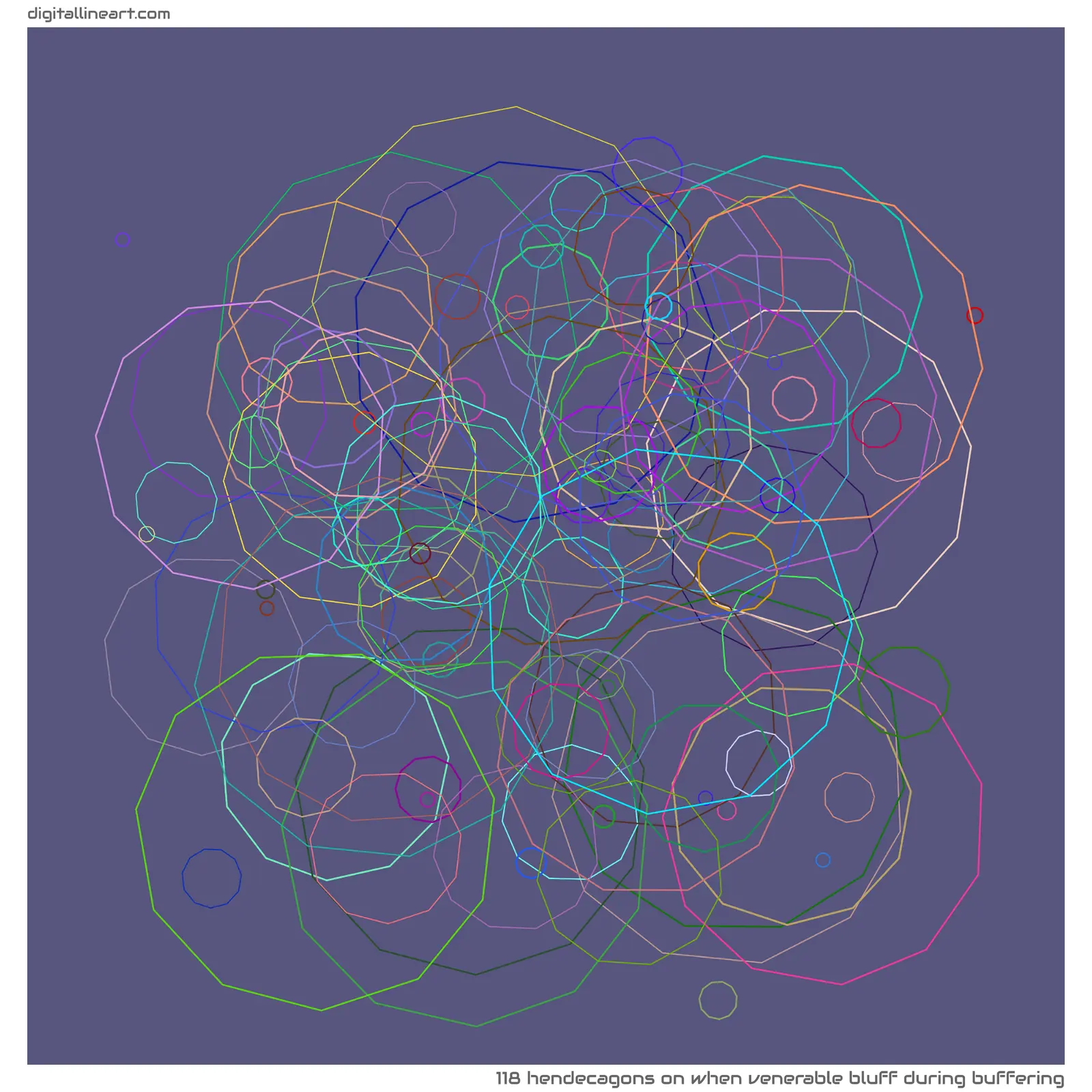 When Venerable Bluff During Buffering — 118 hendecagons