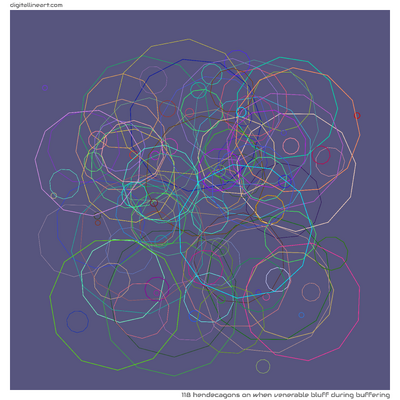 When Venerable Bluff During Buffering — 118 hendecagons