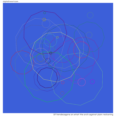 What the Arch Against Plain Reckoning — 37 hendecagons