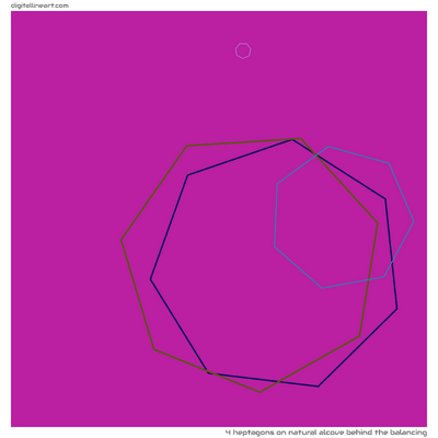 4 Heptagons in Natural Alcove behind the Balancing