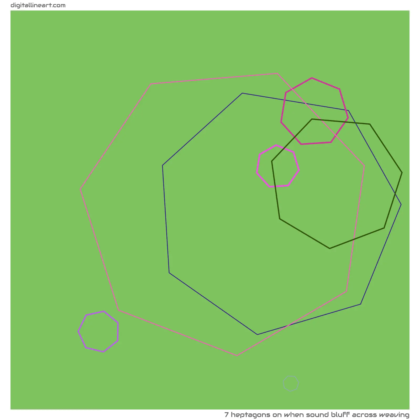 When Sound Bluff across Weaving — 7 heptagons