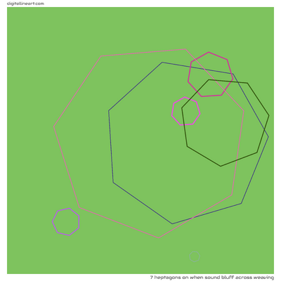 When Sound Bluff across Weaving — 7 heptagons