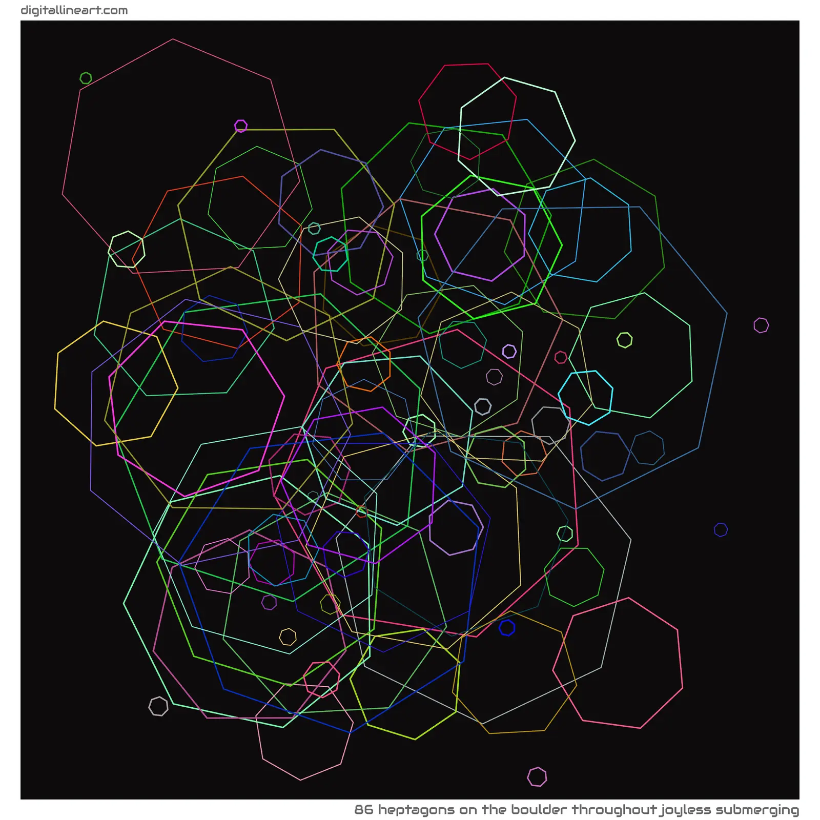 The Boulder throughout Joyless Submerging — 86 heptagons